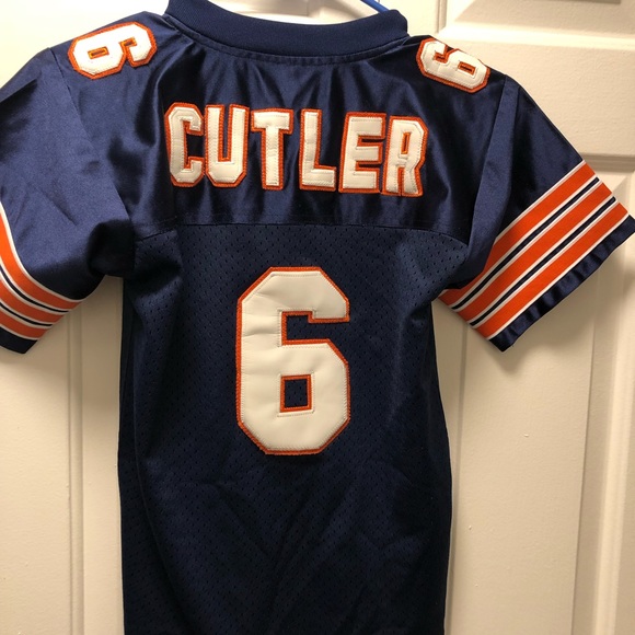 NFl Spparel Chigaco Bear #6 Cutler Boy’s Authentic Jersey Size 7 - Picture 8 of 11